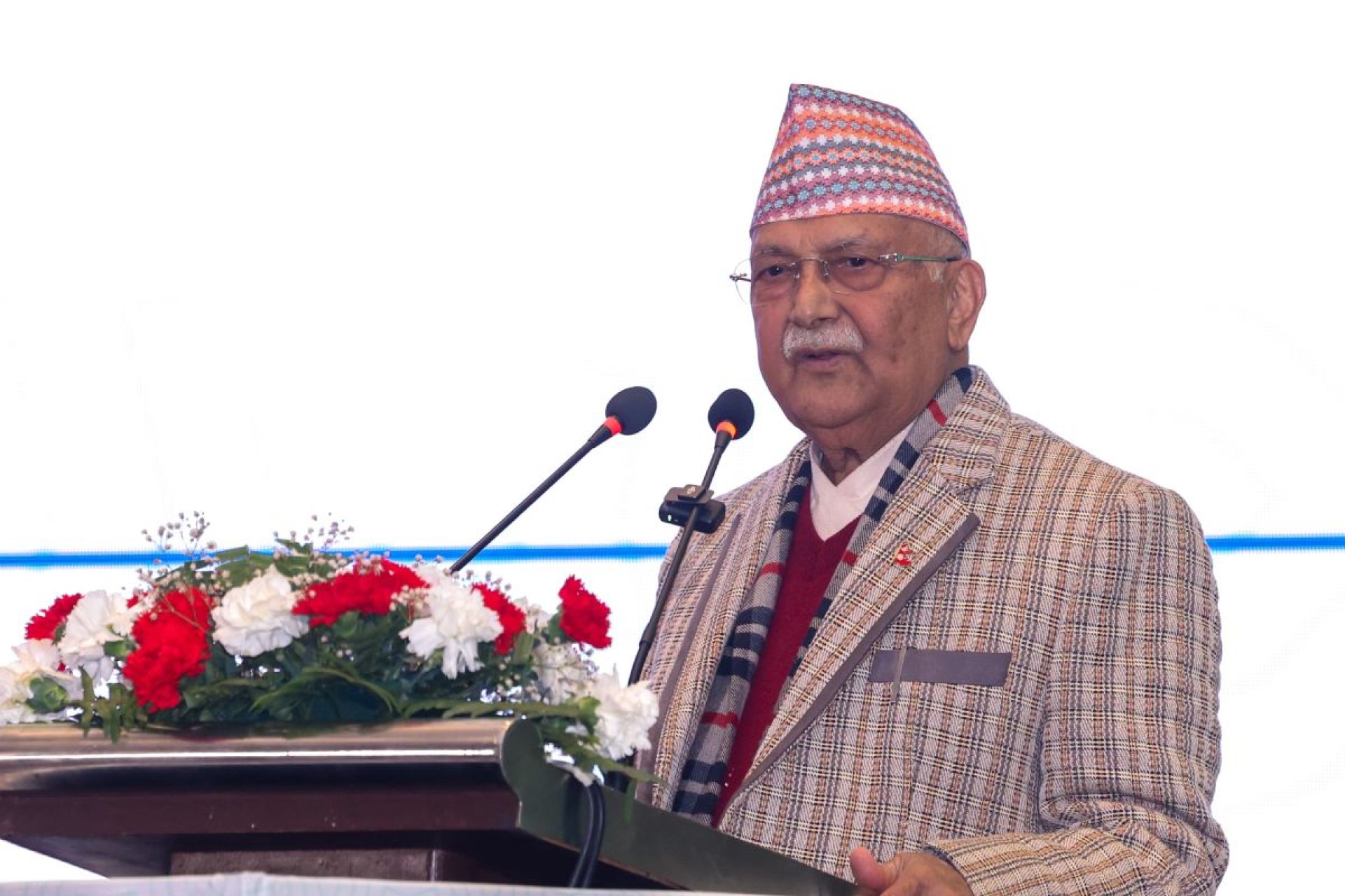 उर्जा व्यवसायीलाई प्रम ओलीले भने- तपाईँहरु लगानी गर्नुस्, अरुलाई ल्याएर खोला दिनुपर्दैन